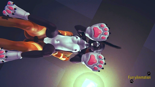 Furry Hentai - Fox fucks cat with creampie - Anime manga Yiff Japanese 3D Porn