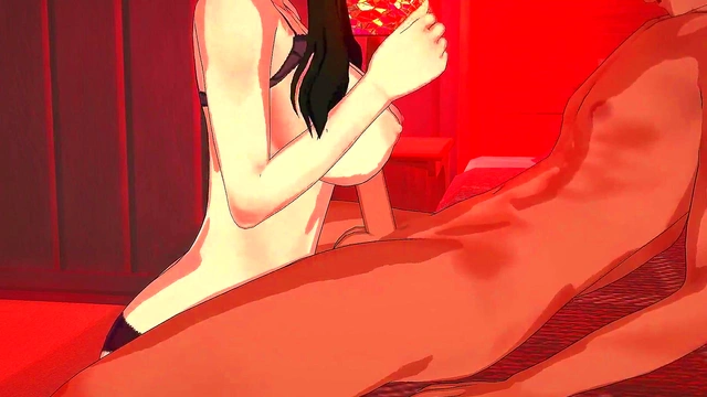 Yor Forger - Titjob and ass humping - 3D Japanese Hentai