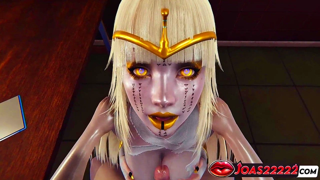 Halloween Rule34 – Sexy Mummy Girl Cosplay Blowjob Service'Sitting Big Tits Fuck POV