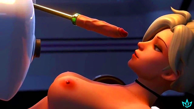 Hentai 3D uncensored Mercy fucked by dominant AI and made many orgasm's