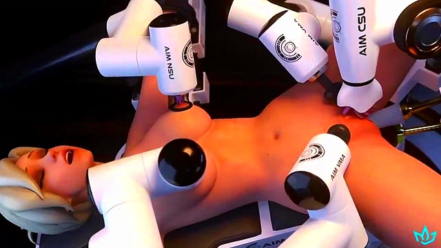 Hentai 3D uncensored Mercy fucked by dominant AI and made many orgasm's