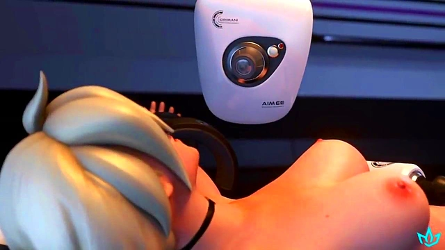 Hentai 3D uncensored Mercy fucked by dominant AI and made many orgasm's