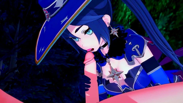 Genshin Impact - Sex with the Magic Astronomer Mona (Real Mona Voice) [3D