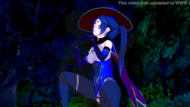 Genshin Impact - Sex with the Magic Astronomer Mona (Real Mona Voice) [3D