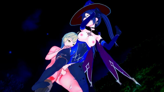 Genshin Impact - Sex with the Magic Astronomer Mona (Real Mona Voice) [3D