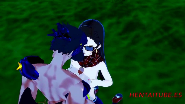 Jo Jo Hentai 3D - Lisa x Jotaro Boobjob'Cowgirl Fuck with creampie in her pussy - Hard