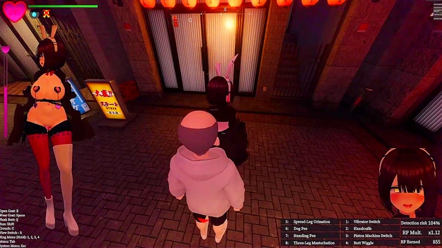 [Hentai Game][3D]Secrets of Exposure,Reverse Bunny Girl Seduction