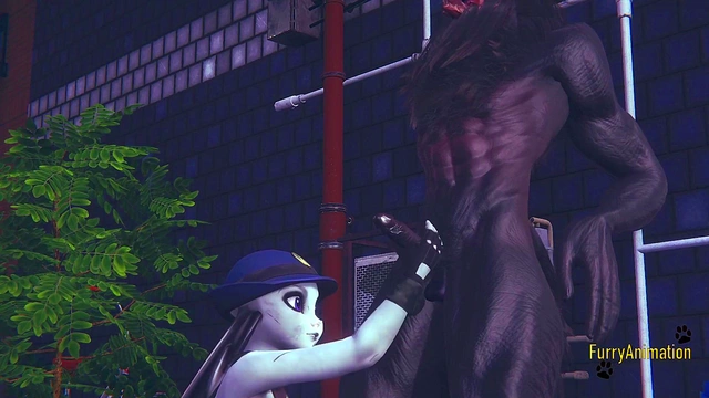 Zootropia Hentai Furry 3D - Judy Hopps Handjob POV - Japanese Asian Manga anime game