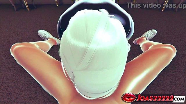 Felicia Hardy (Black Cat) in Black Leather – Slutty Blowjob Deepthroat for Huge Cock –