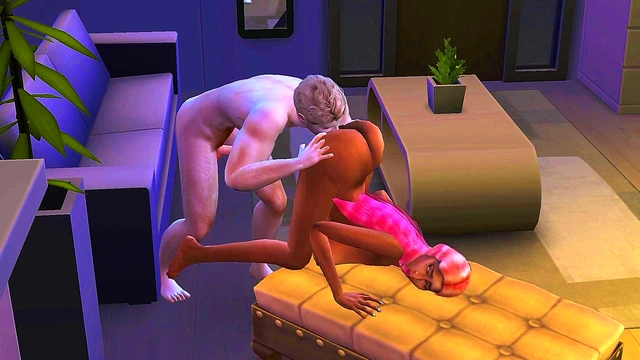 Nicki M Rides Cock Of A Lucky Fan - 3d Hentai