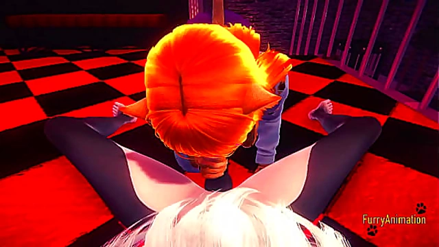 Furry Yiff Hentai POV Blowjob and Fucked Cat x Leopard - 3D Manga anime cartoon japanese