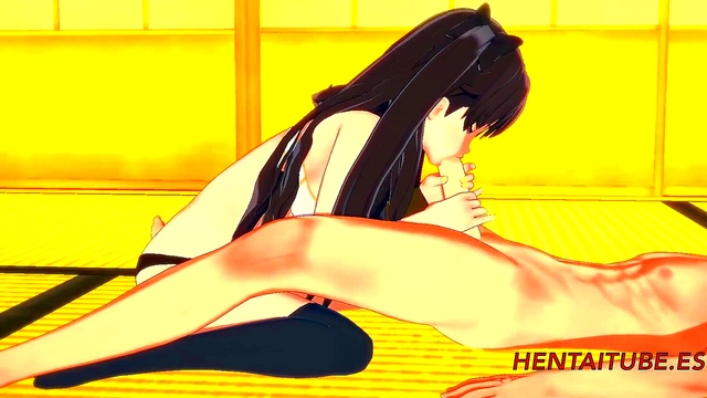 Fate Stay FGO Fate Grand Order Hentai 3D - Ishtar Handjob Blowjob Cum Mouth