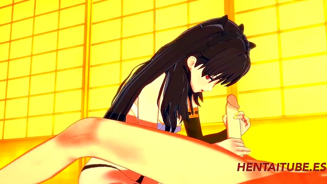 Fate Stay FGO Fate Grand Order Hentai 3D - Ishtar Handjob Blowjob Cum Mouth
