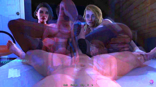 Stepmom Step Aunty Fucking Me with Their Holes Until I Cum - 3D Hentai Animated Porn -