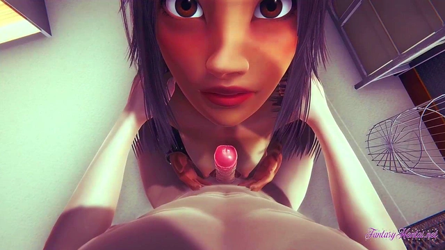 Disnei Raya Hentai 3D - POV Raya Handjob'Blowjob and Fucked