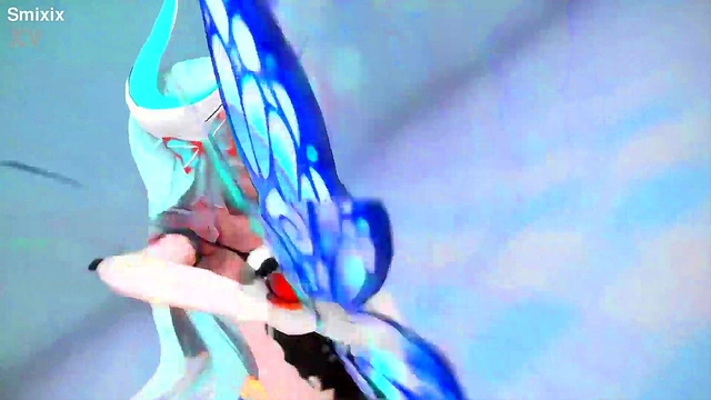 Honkai Impact 3rd Rozaliya Hentai Insect Sex Dance Pink Cat MMD 3D Blue Hair (CLIP)