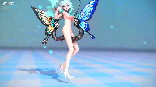 Honkai Impact 3rd Rozaliya Hentai Insect Sex Dance Pink Cat MMD 3D Blue Hair (CLIP)