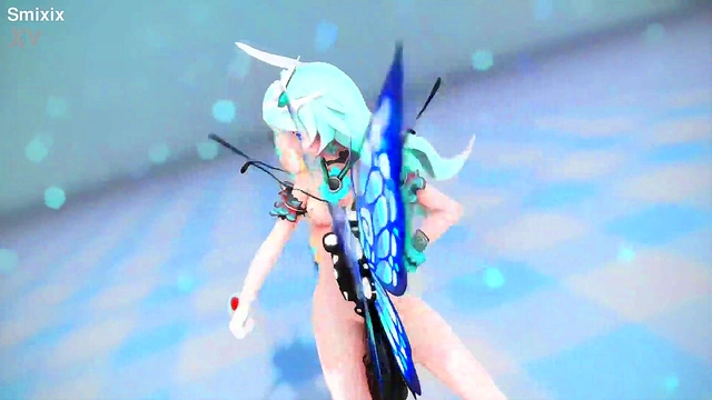 Honkai Impact 3rd Rozaliya Hentai Insect Sex Dance Pink Cat MMD 3D Blue Hair (CLIP)