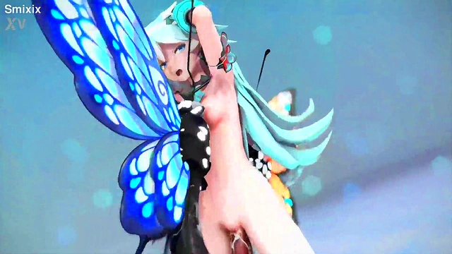 Honkai Impact 3rd Rozaliya Hentai Insect Sex Dance Pink Cat MMD 3D Blue Hair (CLIP)
