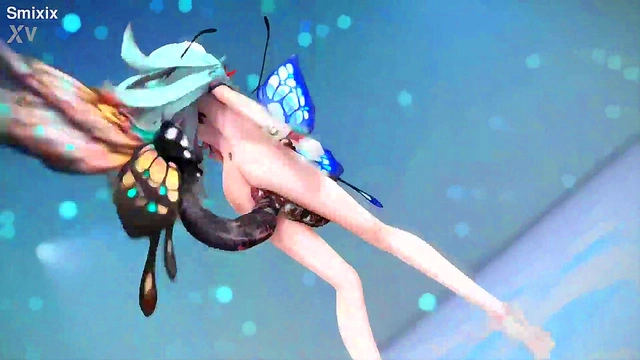 Honkai Impact 3rd Rozaliya Hentai Insect Sex Dance Pink Cat MMD 3D Blue Hair (CLIP)
