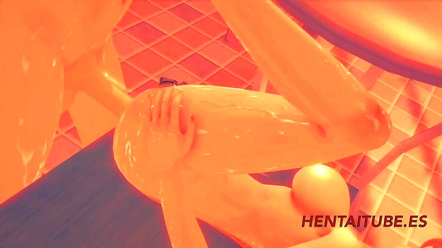 Art Online Hentai 3D - Kirito Fucks Asuna on a Table - Animation Porn