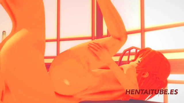 Art Online Hentai 3D - Kirito Fucks Asuna on a Table - Animation Porn