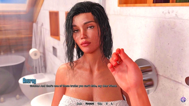 Horny Stepbro Accidently Walks Into His Busty Step Sister in the Shower - 3D Hentai