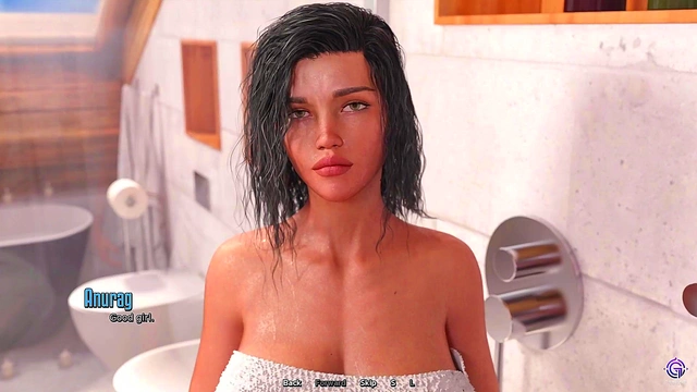 Horny Stepbro Accidently Walks Into His Busty Step Sister in the Shower - 3D Hentai