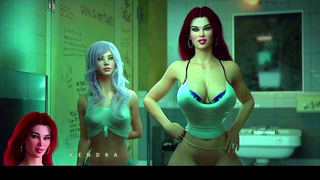 Threesome With My Step Aunt and Stepsister's Friend - 3D Hentai Animated Porn - APOCALUST