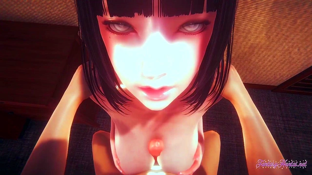 Naruto Hentai 3D - Hinata Titjob'Blowjob Fucked by a big Dick