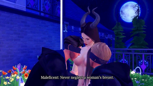 Maleficent Receives All The Pleasure - Threesome 3d Hentai