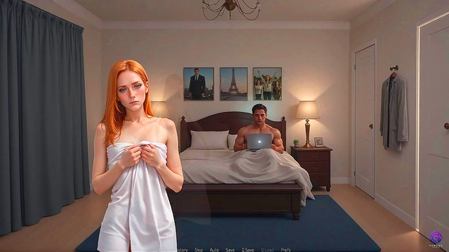 Husband Fucks His Hot Wife Cum Inside Her Pussy - 3D Hentai Animated Porn - Mila AI