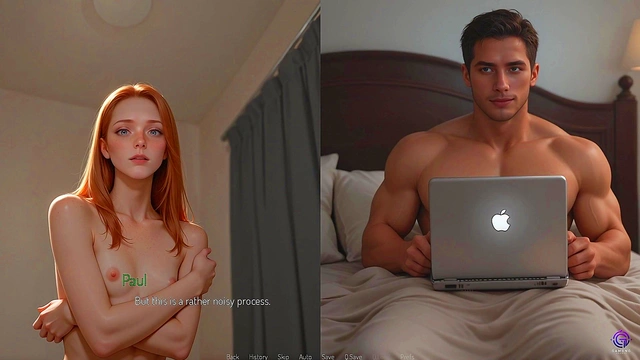 Husband Fucks His Hot Wife Cum Inside Her Pussy - 3D Hentai Animated Porn - Mila AI