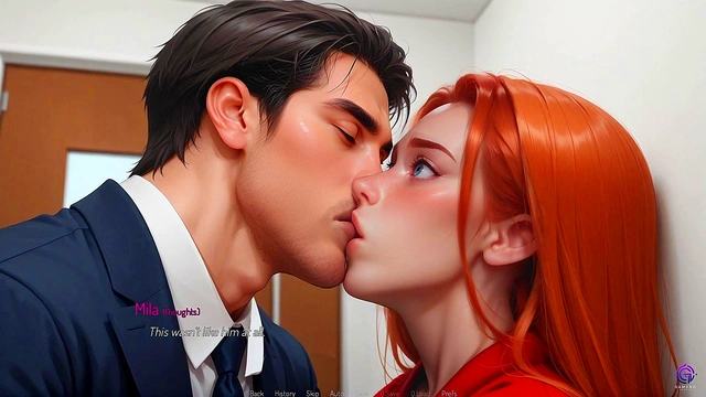 Husband Fucks His Hot Wife Cum Inside Her Pussy - 3D Hentai Animated Porn - Mila AI