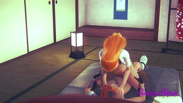 Bleach Hentai 3D - Orihime fuck and creampie in her pussy - Japanese Manga anime