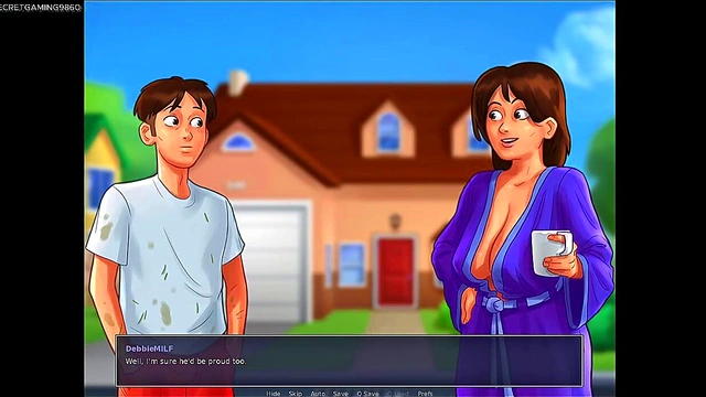 Summertime Saga 12 Developed By Kompas Productions - Super Busty Stepmom Wants To Get