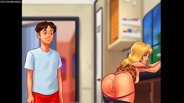 Summertime Saga 12 Developed By Kompas Productions - Super Busty Stepmom Wants To Get