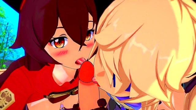 Genshin Impact - Two Archer Girls [3D Hentai'4K'60FPS'Uncensored]