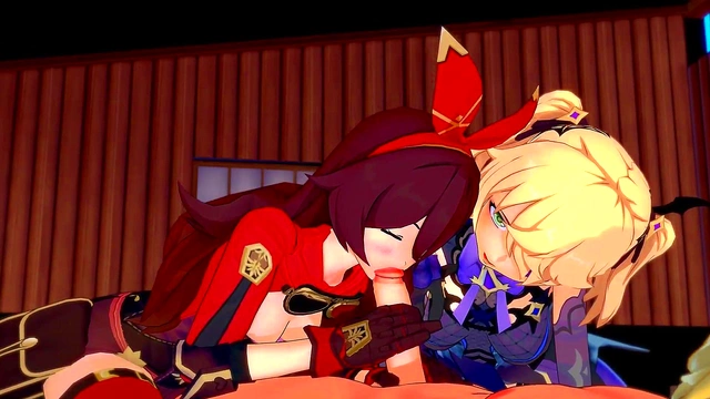 Genshin Impact - Two Archer Girls [3D Hentai'4K'60FPS'Uncensored]