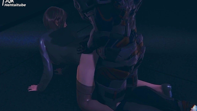 Batman and the office lady - Hentai 3D Uncensored English sub 04302