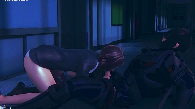 Batman and the office lady - Hentai 3D Uncensored English sub 04302