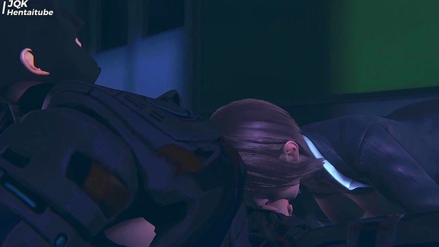 Batman and the office lady - Hentai 3D Uncensored English sub 04302