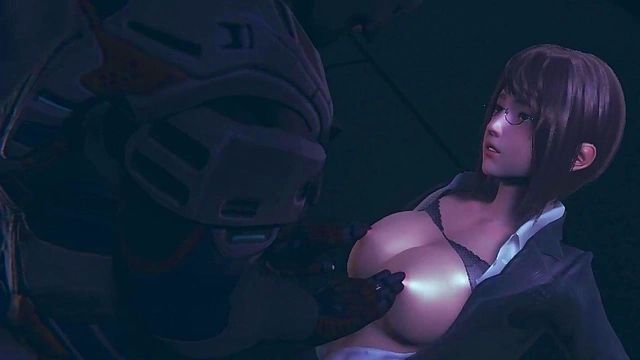 Batman and the office lady - Hentai 3D Uncensored English sub 04302