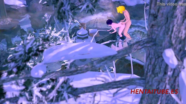 Boku No Hero Hentai - Denki Fucks Jiro in a Hot Spring - My Hero Academia Porn Video 3D