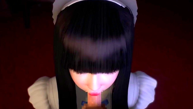 Cute maid blow small dick - Hentai 3d 94