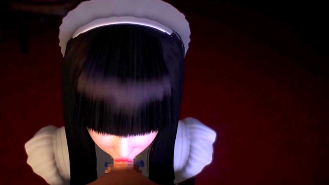 Cute maid blow small dick - Hentai 3d 94
