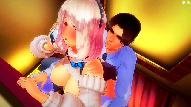 Calls from Husband [3D Hentai'4K'60FPS'Uncensored]