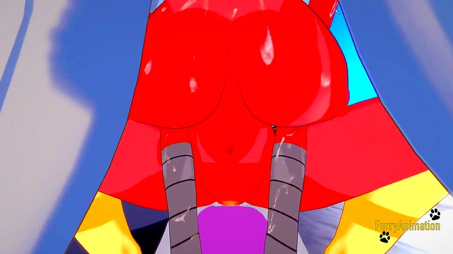 Pokemon Hentai Furry Yiff 3D - POV Blaziken x Mewtwo blowjob and fucked