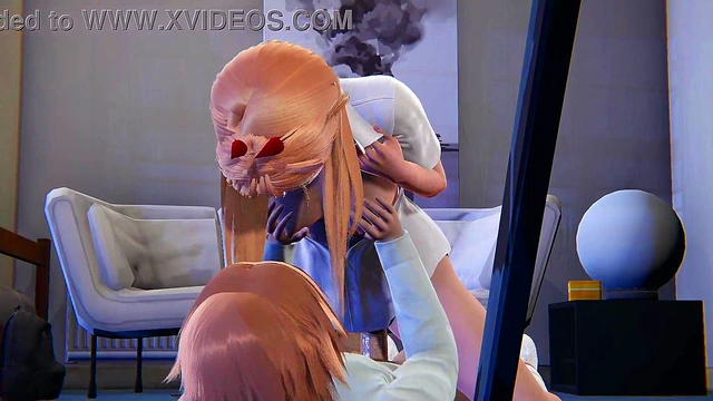 Power fucks Denji l Anime Chainsaw Man l 3d animation Hentai