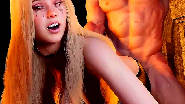 3D Porn Blonde Teen fucking anal sex Teaser